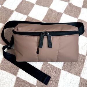 Calpak Dark Khaki Nylon Sling Bag